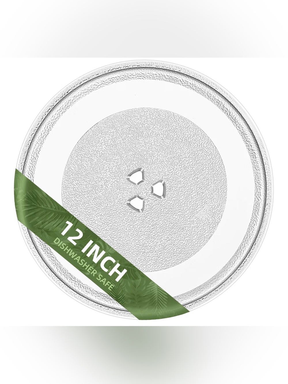 12-Inch Clear Glass Microwave Turntable Plate